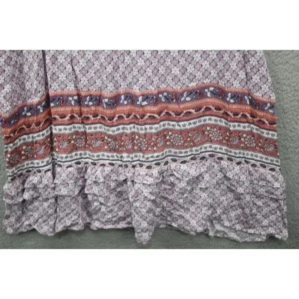 Knox Rose Floral Midi Dress-Size Medium-Prairie Dress-Boho - Picture 4 of 8